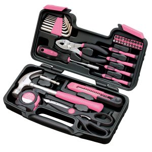 Apollo Precision Tools DT9706P 39-Piece Tool Set, Pink
