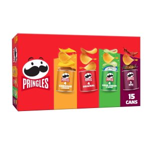 Pringles Variety Pack Potato Crisps Chips, 20.6 oz, 15 Count