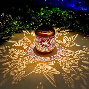 Twilight Twinkle Hummingbird Lantern ?C Solar Garden Light