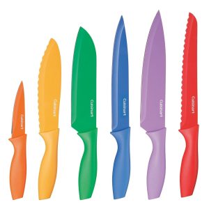 Cuisinart Advantage 12-Piece Color-Coded Professional Stainless Steel Knives