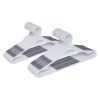 Mainstays Non-Slip Clothing Hangers, 30 Pack, White, Durable Plastic, TPE Strips